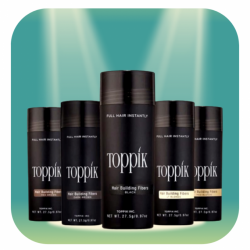 Toppik Black Natural Keratin Fiber 27.5g Styling Powder Hair Loss Baldness